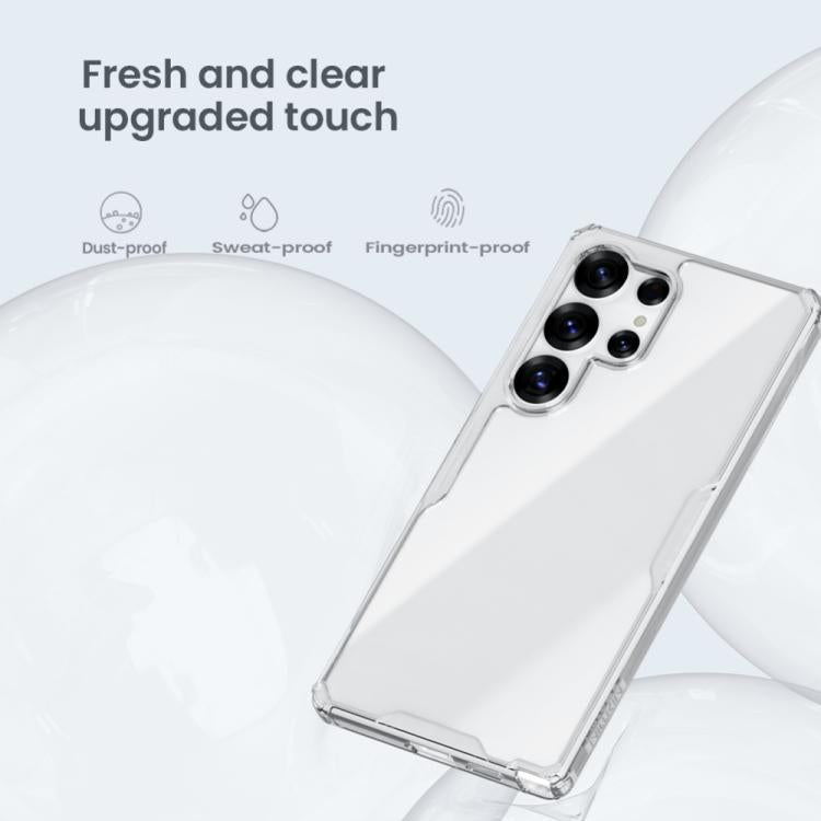 For Samsung Galaxy S25 Ultra 5G NILLKIN PC + TPU Phone Case(Transparent) - Galaxy S25 Ultra 5G Cases by NILLKIN | Online Shopping UK | buy2fix
