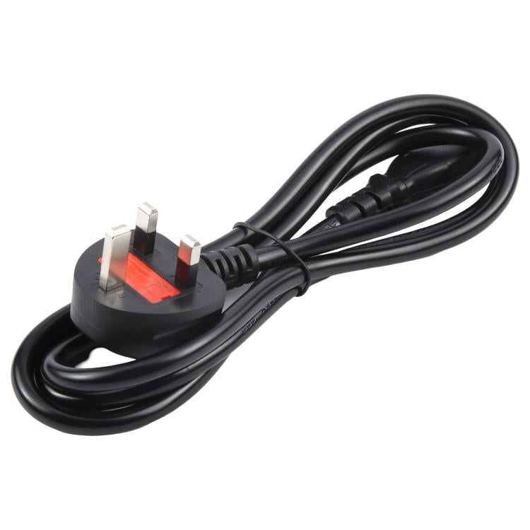 Big UK Plug Computer PC Power Cord 3 Pin Cable 0.5 Square, Length:1.5m(Black) - Power Cord by buy2fix | Online Shopping UK | buy2fix