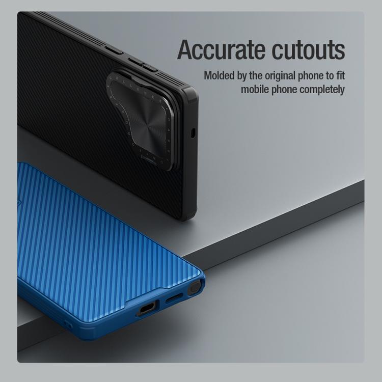 For Samsung Galaxy S25 Ultra 5G NILLKIN CamShield Prop MagSafe Magnetic PC Phone Case(Blue) - Galaxy S25 Ultra 5G Cases by NILLKIN | Online Shopping UK | buy2fix