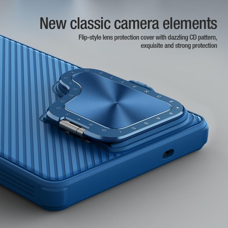 For Samsung Galaxy S25 Ultra 5G NILLKIN CamShield Prop MagSafe Magnetic PC Phone Case(Blue) - Galaxy S25 Ultra 5G Cases by NILLKIN | Online Shopping UK | buy2fix