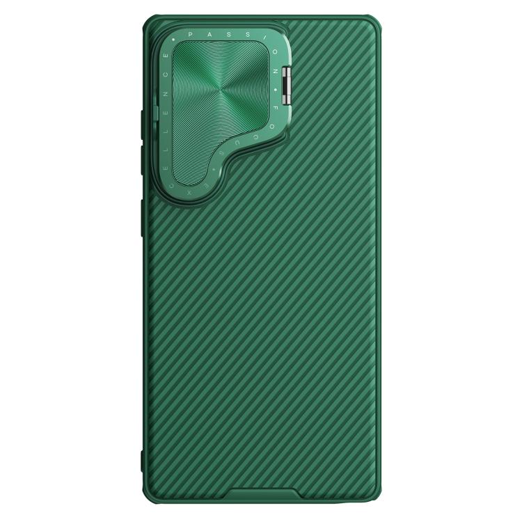 For Samsung Galaxy S25 Ultra 5G NILLKIN CamShield Prop MagSafe Magnetic PC Phone Case(Green) - Galaxy S25 Ultra 5G Cases by NILLKIN | Online Shopping UK | buy2fix