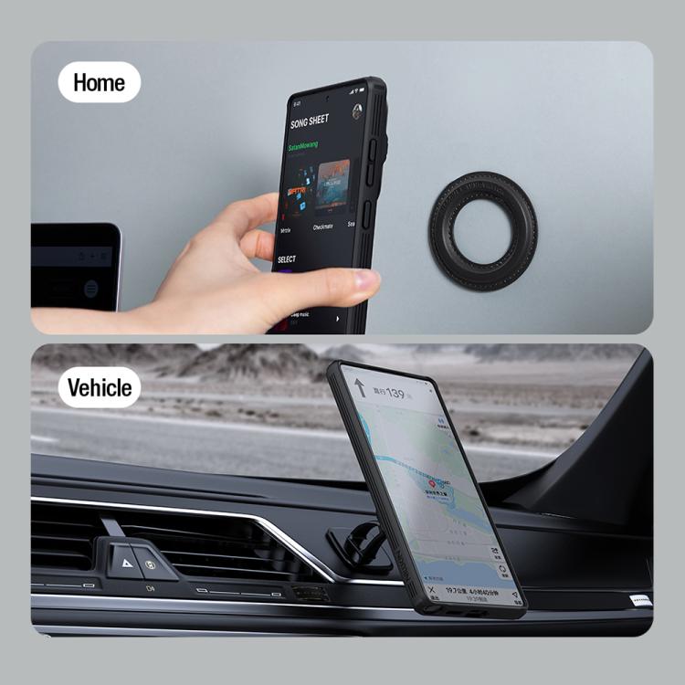 For Samsung Galaxy S25 Ultra 5G NILLKIN CamShield Prop MagSafe Magnetic PC Phone Case(Green) - Galaxy S25 Ultra 5G Cases by NILLKIN | Online Shopping UK | buy2fix