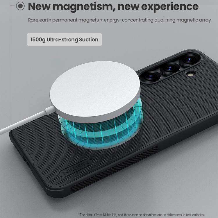 For Samsung Galaxy S25+ 5G NILLKIN Frosted Shield Pro Magnetic Phone Case(Black) - Galaxy S25+ 5G Cases by NILLKIN | Online Shopping UK | buy2fix