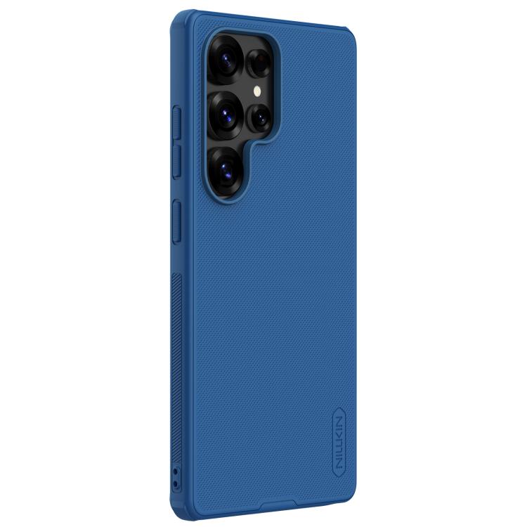 For Samsung Galaxy S25 Ultra 5G NILLKIN Frosted Shield Pro PC + TPU Phone Case(Blue) - Galaxy S25 Ultra 5G Cases by NILLKIN | Online Shopping UK | buy2fix