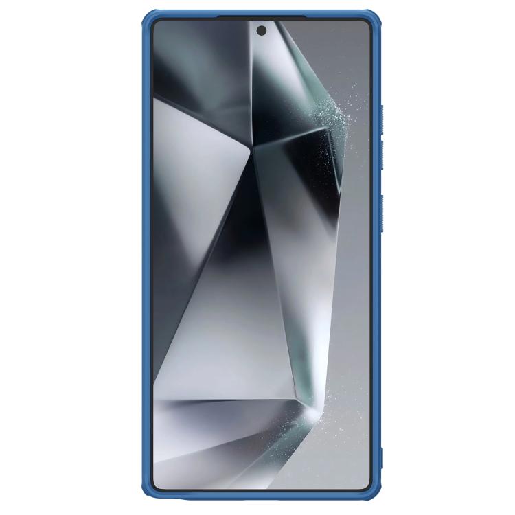 For Samsung Galaxy S25 Ultra 5G NILLKIN Frosted Shield Pro PC + TPU Phone Case(Blue) - Galaxy S25 Ultra 5G Cases by NILLKIN | Online Shopping UK | buy2fix