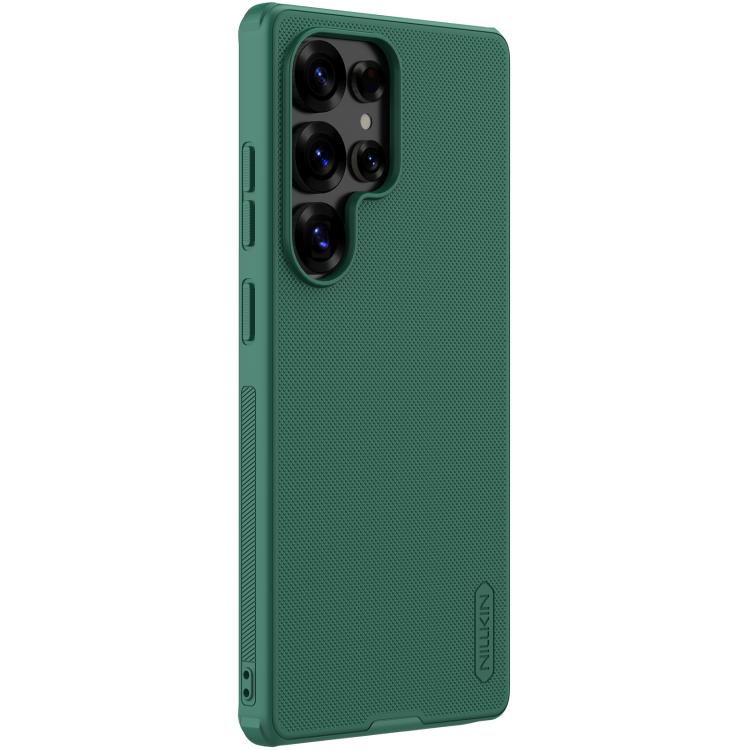 For Samsung Galaxy S25 Ultra 5G NILLKIN Frosted Shield Pro PC + TPU Phone Case(Green) - Galaxy S25 Ultra 5G Cases by NILLKIN | Online Shopping UK | buy2fix
