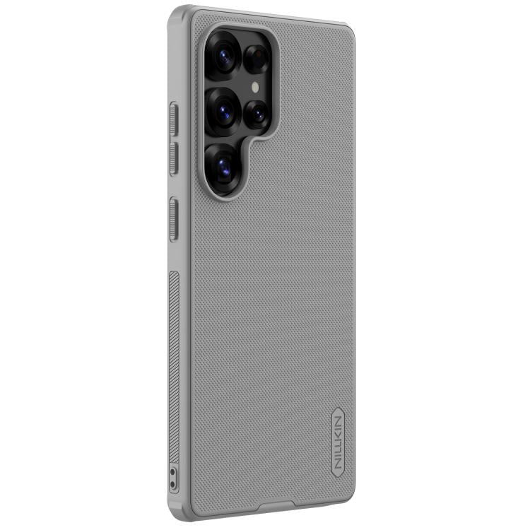 For Samsung Galaxy S25 Ultra 5G NILLKIN Frosted Shield Pro PC + TPU Phone Case(Grey) - Galaxy S25 Ultra 5G Cases by NILLKIN | Online Shopping UK | buy2fix
