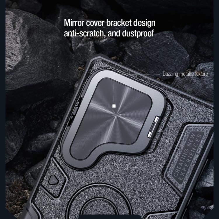 For Samsung Galaxy S25 Ultra 5G NILLKIN Black Rhino Prop MagSafe Magnetic PC Phone Case(Black) - Galaxy S25 Ultra 5G Cases by NILLKIN | Online Shopping UK | buy2fix