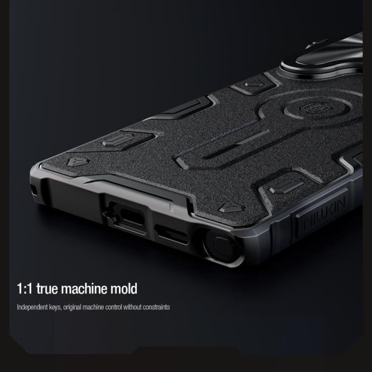 For Samsung Galaxy S25 Ultra 5G NILLKIN Black Rhino Prop MagSafe Magnetic PC Phone Case(Blue) - Galaxy S25 Ultra 5G Cases by NILLKIN | Online Shopping UK | buy2fix