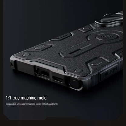 For Samsung Galaxy S25 Ultra 5G NILLKIN Black Rhino Prop MagSafe Magnetic PC Phone Case(Blue) - Galaxy S25 Ultra 5G Cases by NILLKIN | Online Shopping UK | buy2fix