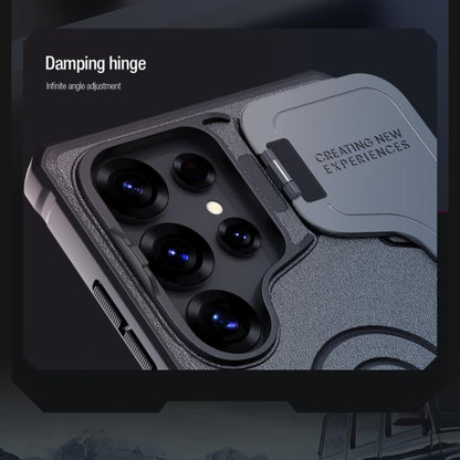 For Samsung Galaxy S25 Ultra 5G NILLKIN Black Rhino Prop MagSafe Magnetic PC Phone Case(Blue) - Galaxy S25 Ultra 5G Cases by NILLKIN | Online Shopping UK | buy2fix