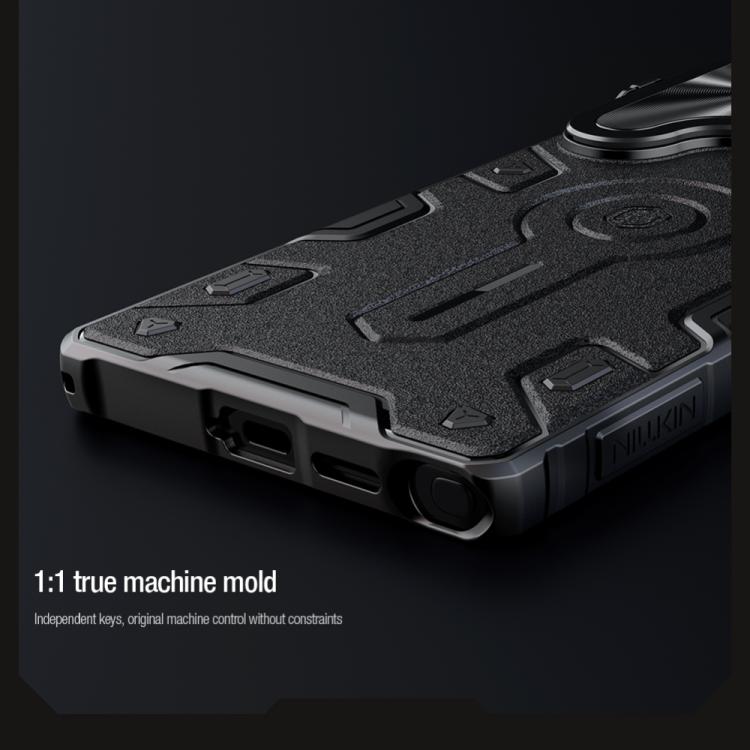 For Samsung Galaxy S25 Ultra 5G NILLKIN Black Rhino Prop PC Phone Case(Black) - Galaxy S25 Ultra 5G Cases by NILLKIN | Online Shopping UK | buy2fix