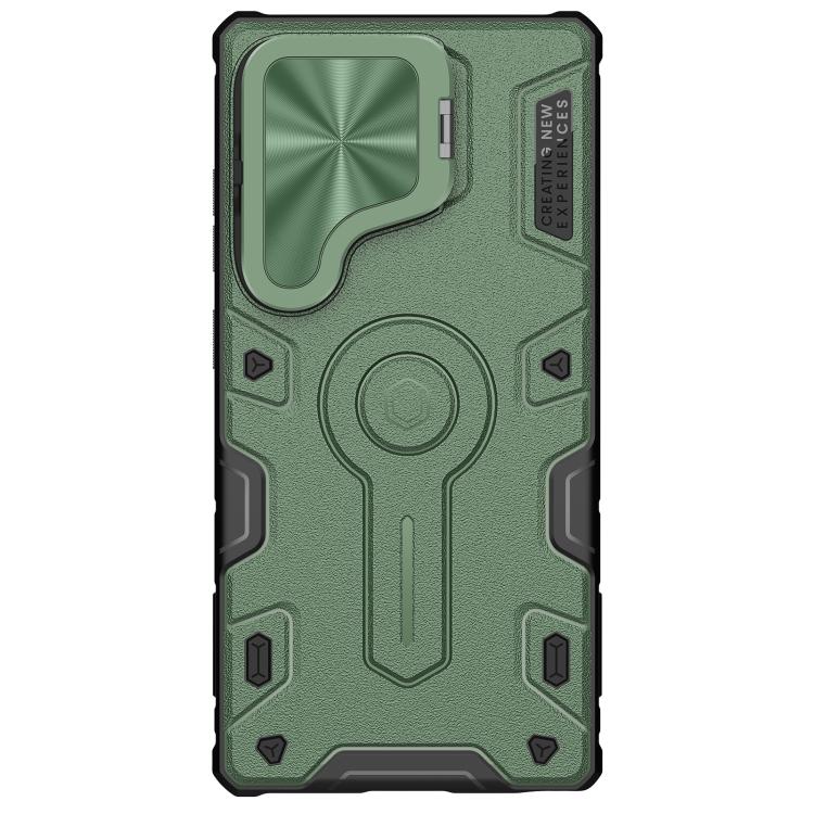 For Samsung Galaxy S25 Ultra 5G NILLKIN Black Rhino Prop PC Phone Case(Green) - Galaxy S25 Ultra 5G Cases by NILLKIN | Online Shopping UK | buy2fix
