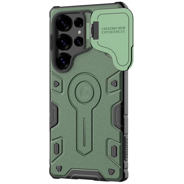 For Samsung Galaxy S25 Ultra 5G NILLKIN Black Rhino Prop PC Phone Case(Green) - Galaxy S25 Ultra 5G Cases by NILLKIN | Online Shopping UK | buy2fix