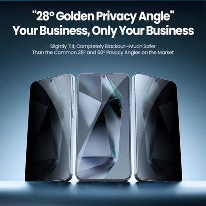 For Samsung Galaxy S25+ 5G NILLKIN Guardian Full Coverage Privacy Tempered Glass Film - Galaxy S25+ 5G Tempered Glass by NILLKIN | Online Shopping UK | buy2fix