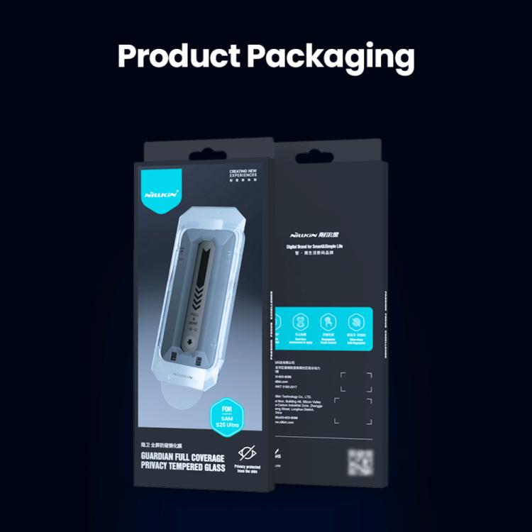 For Samsung Galaxy S25 Ultra 5G NILLKIN Guardian Full Coverage Privacy Tempered Glass Film - Galaxy S25 Ultra 5G Tempered Glass by NILLKIN | Online Shopping UK | buy2fix