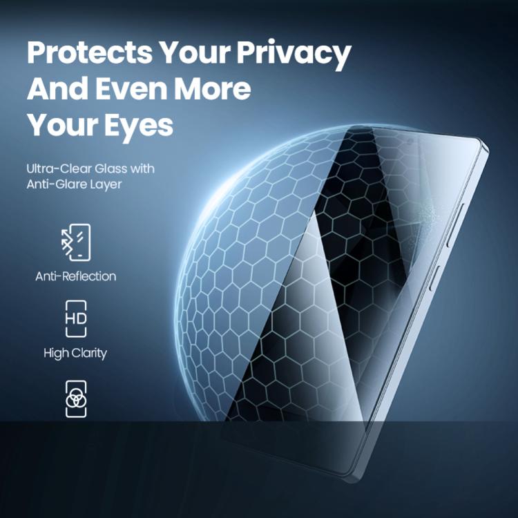 For Samsung Galaxy S25 Ultra 5G NILLKIN Guardian Full Coverage Privacy Tempered Glass Film - Galaxy S25 Ultra 5G Tempered Glass by NILLKIN | Online Shopping UK | buy2fix