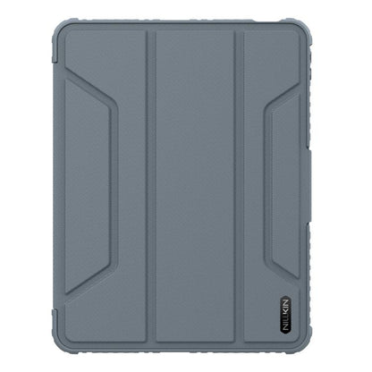 For iPad Air 11 2024 / 2025 NILLKIN Bumper Pro Folding Style Tablet Leather Case(Grey) - iPad Air 11 2025 / 2024 Cases by NILLKIN | Online Shopping UK | buy2fix