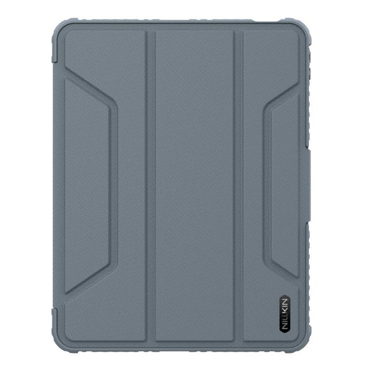 For iPad Air 11 2024 / 2025 NILLKIN Bumper Pro Folding Style Tablet Leather Case(Grey) - iPad Air 11 2025 / 2024 Cases by NILLKIN | Online Shopping UK | buy2fix