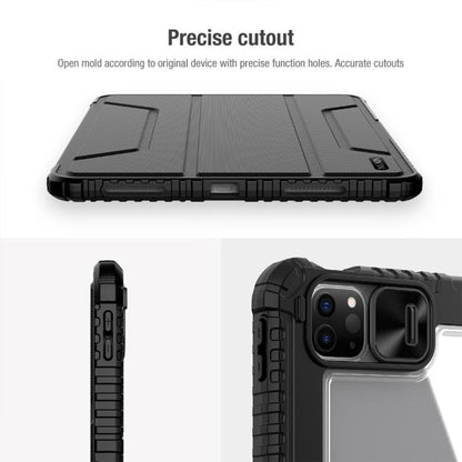 For iPad Air 11 2024 / 2025 NILLKIN Bumper Pro Folding Style Tablet Leather Case(Grey) - iPad Air 11 2025 / 2024 Cases by NILLKIN | Online Shopping UK | buy2fix