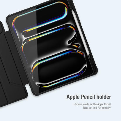 For iPad Air 13 2024 / 2025 NILLKIN Bumper Pro Folding Style Tablet Leather Case(Black) - iPad Air 13 2025 / 2024 Cases by NILLKIN | Online Shopping UK | buy2fix