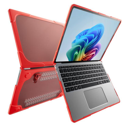 For Microsoft Surface Laptop 7 TPU + PC Two-color Anti-fall Laptop Protective Case(Red) - Other by buy2fix | Online Shopping UK | buy2fix