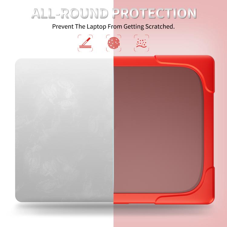 For Microsoft Surface Laptop 7 TPU + PC Two-color Anti-fall Laptop Protective Case(Red) - Other by buy2fix | Online Shopping UK | buy2fix