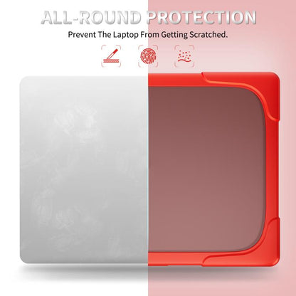 For Microsoft Surface Laptop 7 TPU + PC Two-color Anti-fall Laptop Protective Case(Red) - Other by buy2fix | Online Shopping UK | buy2fix