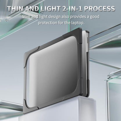 For Microsoft Surface Laptop 7 TPU + PC Two-color Anti-fall Laptop Protective Case(Grey) - Other by buy2fix | Online Shopping UK | buy2fix