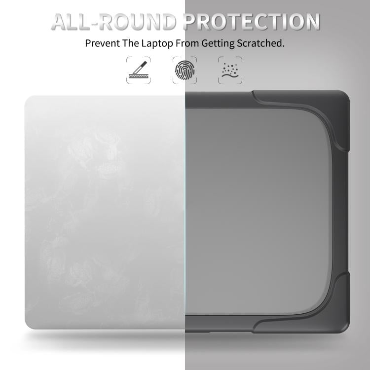 For Microsoft Surface Laptop 7 TPU + PC Two-color Anti-fall Laptop Protective Case(Grey) - Other by buy2fix | Online Shopping UK | buy2fix