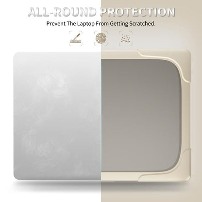 For Microsoft Surface Laptop 7 TPU + PC Two-color Anti-fall Laptop Protective Case(Khaki) - Other by buy2fix | Online Shopping UK | buy2fix