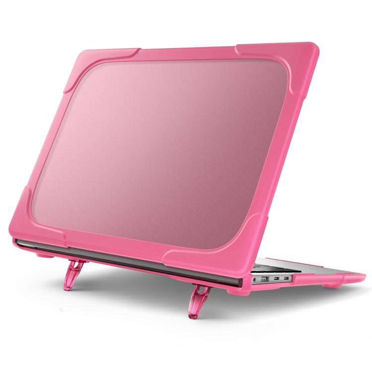 For Microsoft Surface Laptop 7 13.8 inch TPU + PC Two-color Anti-fall Laptop Protective Case(Rose Red) - Other by buy2fix | Online Shopping UK | buy2fix