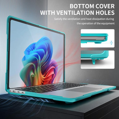 For Microsoft Surface Laptop 7 13.8 inch TPU + PC Two-color Anti-fall Laptop Protective Case(Light Blue) - Other by buy2fix | Online Shopping UK | buy2fix