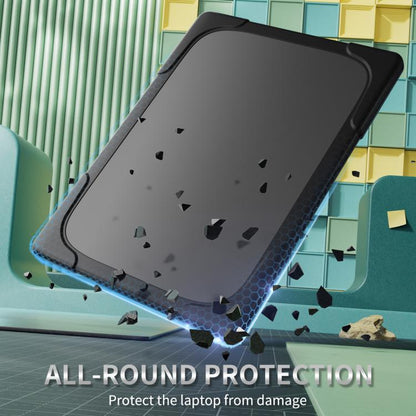 For Microsoft Surface Laptop 7 13.8 inch TPU + PC Two-color Anti-fall Laptop Protective Case(Black) - Other by buy2fix | Online Shopping UK | buy2fix