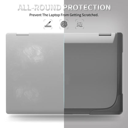 For HP ENVY X360-14 2024 TPU + PC Two-color Anti-fall Laptop Protective Case(Grey) - Other by buy2fix | Online Shopping UK | buy2fix