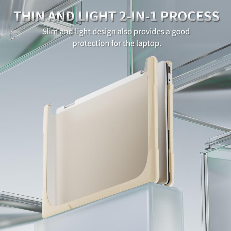 For HP ENVY X360-14 2024 TPU + PC Two-color Anti-fall Laptop Protective Case(Khaki) - Other by buy2fix | Online Shopping UK | buy2fix