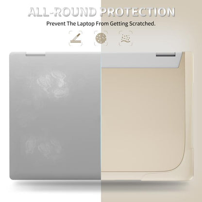 For HP ENVY X360-14 2024 TPU + PC Two-color Anti-fall Laptop Protective Case(Khaki) - Other by buy2fix | Online Shopping UK | buy2fix