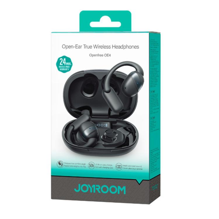 JOYROOM Openfree JR-OE4 Open-Ear True Wireless Bluetooth Earphone(Black) - TWS Earphone by JOYROOM | Online Shopping UK | buy2fix
