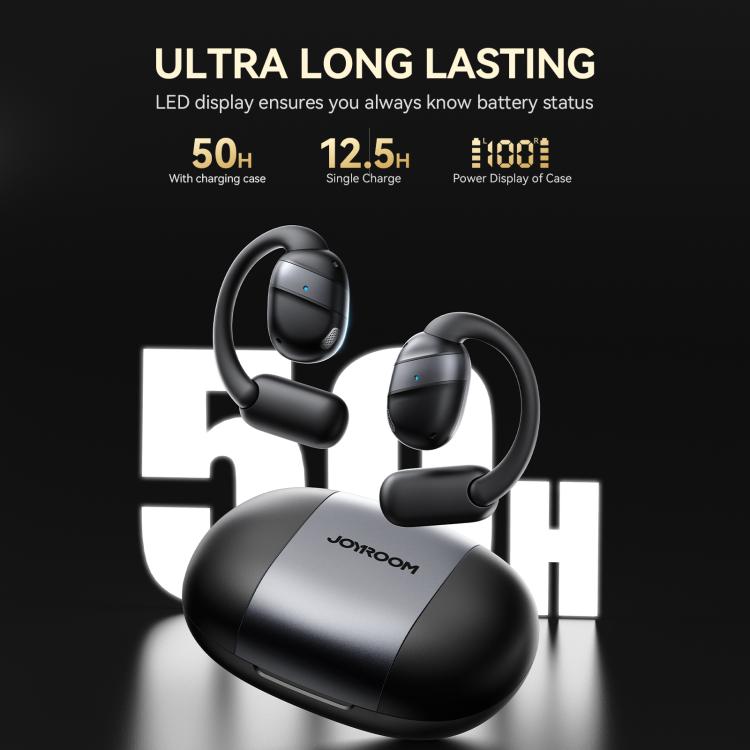 JOYROOM Openfree JR-OE4 Open-Ear True Wireless Bluetooth Earphone(Black) - TWS Earphone by JOYROOM | Online Shopping UK | buy2fix