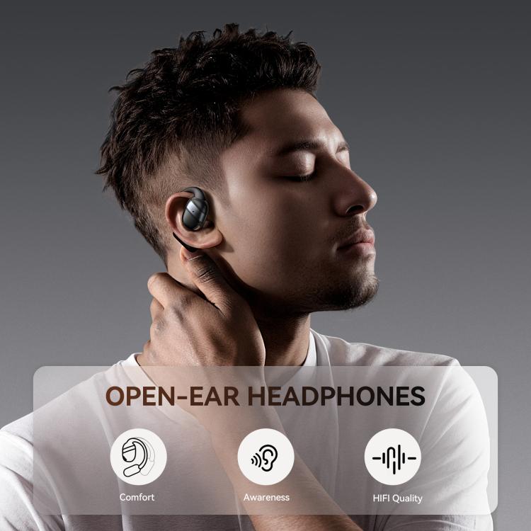 JOYROOM Openfree JR-OE4 Open-Ear True Wireless Bluetooth Earphone(Black) - TWS Earphone by JOYROOM | Online Shopping UK | buy2fix
