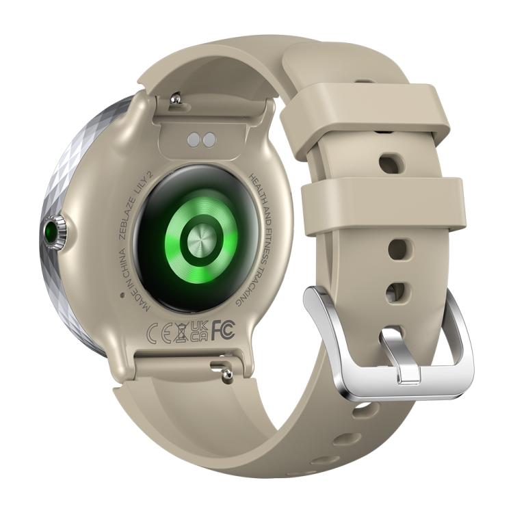 Zeblaze Lily 2 1.2 inch Screen Haute & Healthy Lady Smart Watch(Stardust Silver) - Smart Watches by Zeblaze | Online Shopping UK | buy2fix