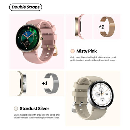 Zeblaze Lily 2 1.2 inch Screen Haute & Healthy Lady Smart Watch(Misty Pink) - Smart Watches by Zeblaze | Online Shopping UK | buy2fix