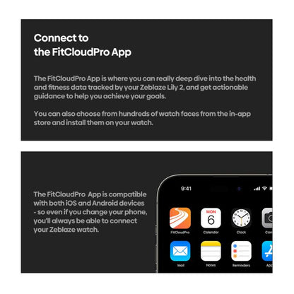 Zeblaze Lily 2 1.2 inch Screen Haute & Healthy Lady Smart Watch(Stardust Silver) - Smart Watches by Zeblaze | Online Shopping UK | buy2fix