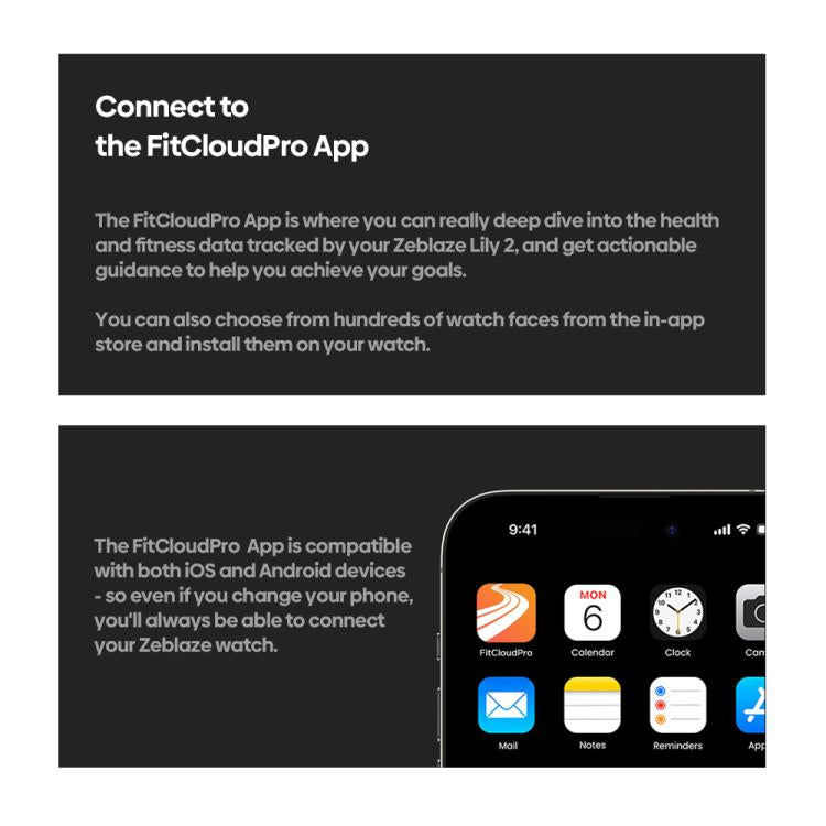 Zeblaze Lily 2 1.2 inch Screen Haute & Healthy Lady Smart Watch(Misty Pink) - Smart Watches by Zeblaze | Online Shopping UK | buy2fix