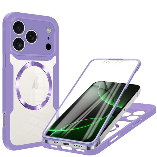 For iPhone 17 Pro Max CD Texture MagSafe Phone Case(Purple) - iPhone 17 Pro Max Cases by buy2fix | Online Shopping UK | buy2fix