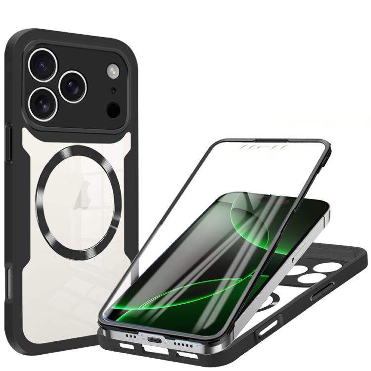 For iPhone 17 Pro CD Texture MagSafe Phone Case(Black) - iPhone 17 Pro Cases by buy2fix | Online Shopping UK | buy2fix