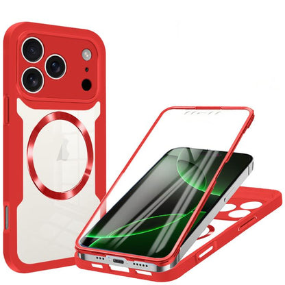 For iPhone 17 Pro CD Texture MagSafe Phone Case(Red) - iPhone 17 Pro Cases by buy2fix | Online Shopping UK | buy2fix