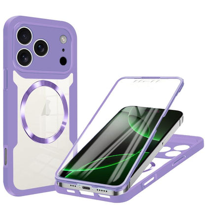 For iPhone 17 Pro CD Texture MagSafe Phone Case(Purple) - iPhone 17 Pro Cases by buy2fix | Online Shopping UK | buy2fix