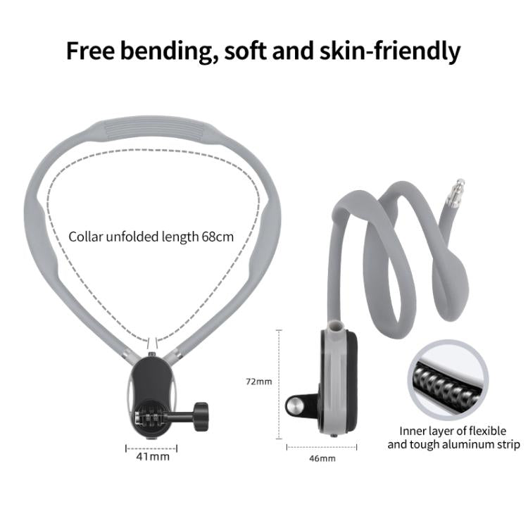 Magnetic Neck Mount Anti-shake Bracket, Type:12 in 1 Remote - Holder by buy2fix | Online Shopping UK | buy2fix