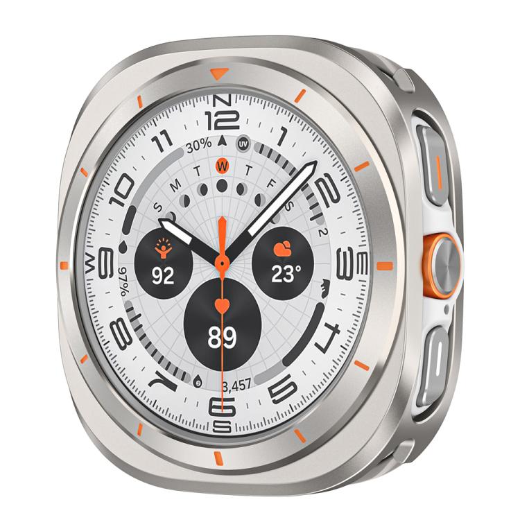 For Samsung Galaxy Watch Ultra 47mm / Ultra 2025 Aluminum Alloy Metal PC Watch Protective Cover(Titanium Orange) - Watch Cases by buy2fix | Online Shopping UK | buy2fix
